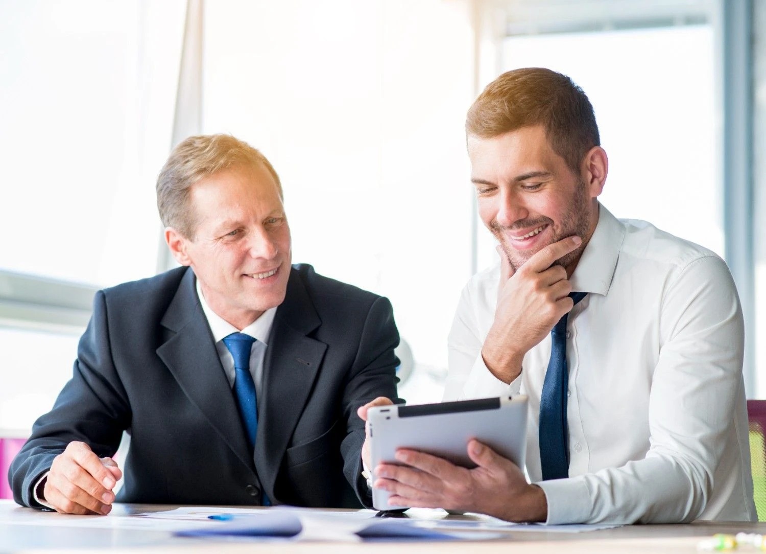 Business consultation meeting